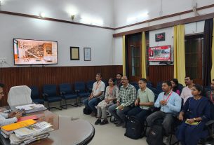 पीरामल फाउंडेशन के प्रतिनिधियों ने किया जिलाधिकारी से शिष्टाचार मुलाकात।