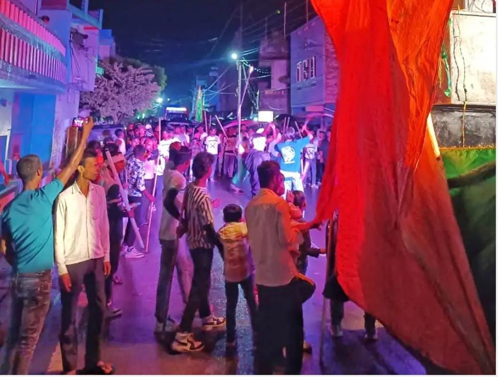मोहर्रम का पर्व शांतिपूर्ण ढंग से समापन की ओर अग्रसर।