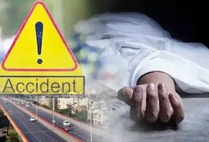 पिक-अप ने बाइक सवार को रौंदा, घटनास्थल पर ही हुई बाइक चालक की दर्दनाक मौत।