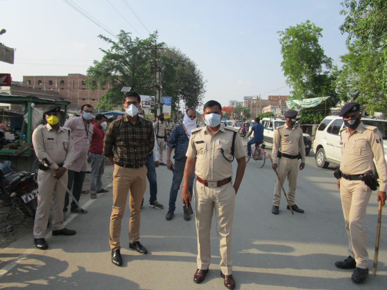 जिले के करोना संक्रमण प्रभावित क्षेत्र में ड्रोन से निगरानी की प्रक्रिया प्रारंभ: जिलाधिकारी