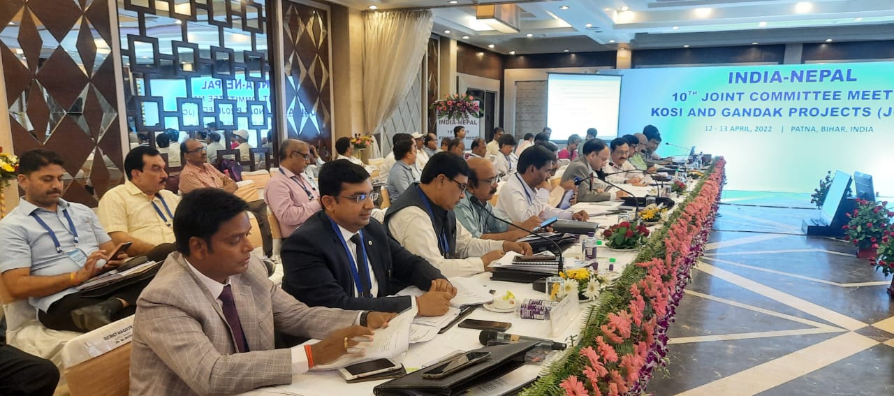 कोसी एवं गंडक परियोजनाओं पर भारत-नेपाल संयुक्त समिति की 10 वी बैठक का आयोजन पटना में शुरू।