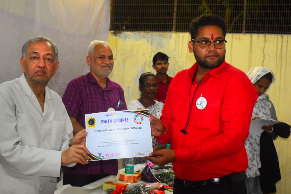 छात्र नेता मधुसूदन कुशवाहा को दिल्ली में अंतर्राष्ट्रीय युवा प्रशंसा अवार्ड से सम्मानित किया गया !
