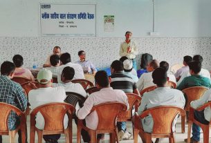 भारत-नेपाल बॉर्डर के आसपास प्रखंड मैनटाड़ बी0डी0ओ द्वारा बाल संरक्षण समिति की गयी बैठक।