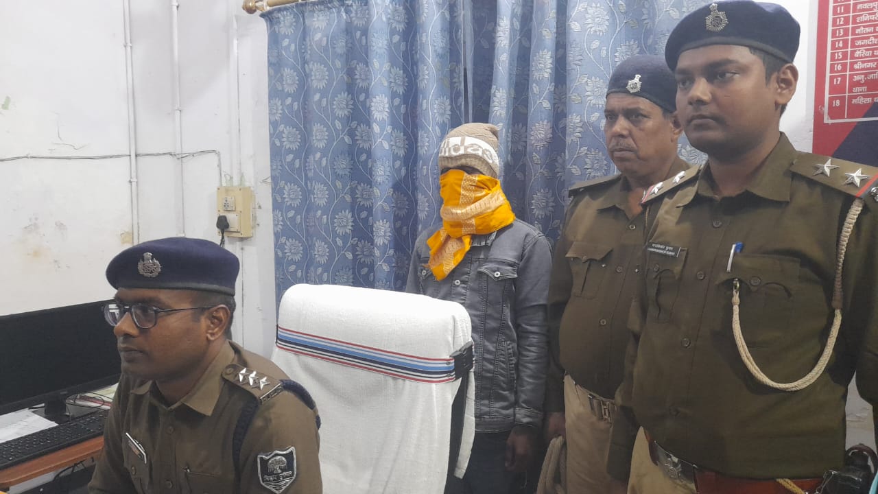 विगत दिनों कुमारबाग ओ.पी. थाना अंतर्गत गोलीकांड का अभियुक्त पुलिस द्वारा गिरफ्तार।