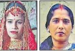 ट्रक की टक्कर से बाइक पर बैठी सास-बहू की हुई मौत, बाइक चालक सुरक्षित।