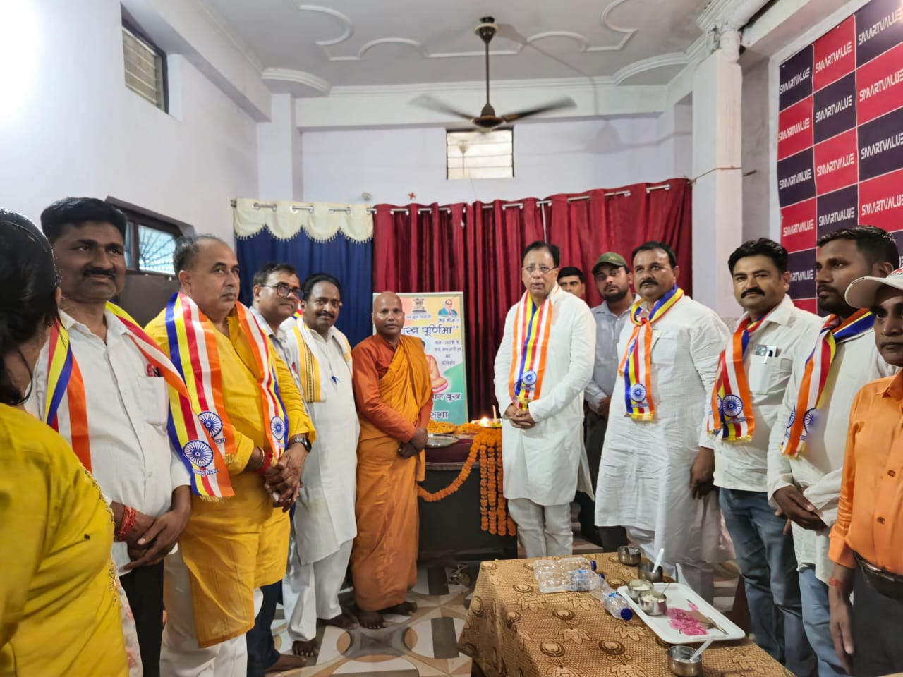 बुद्ध पूर्णिमा केअवसर पर कार्यक्रम का हुआ आयोजन