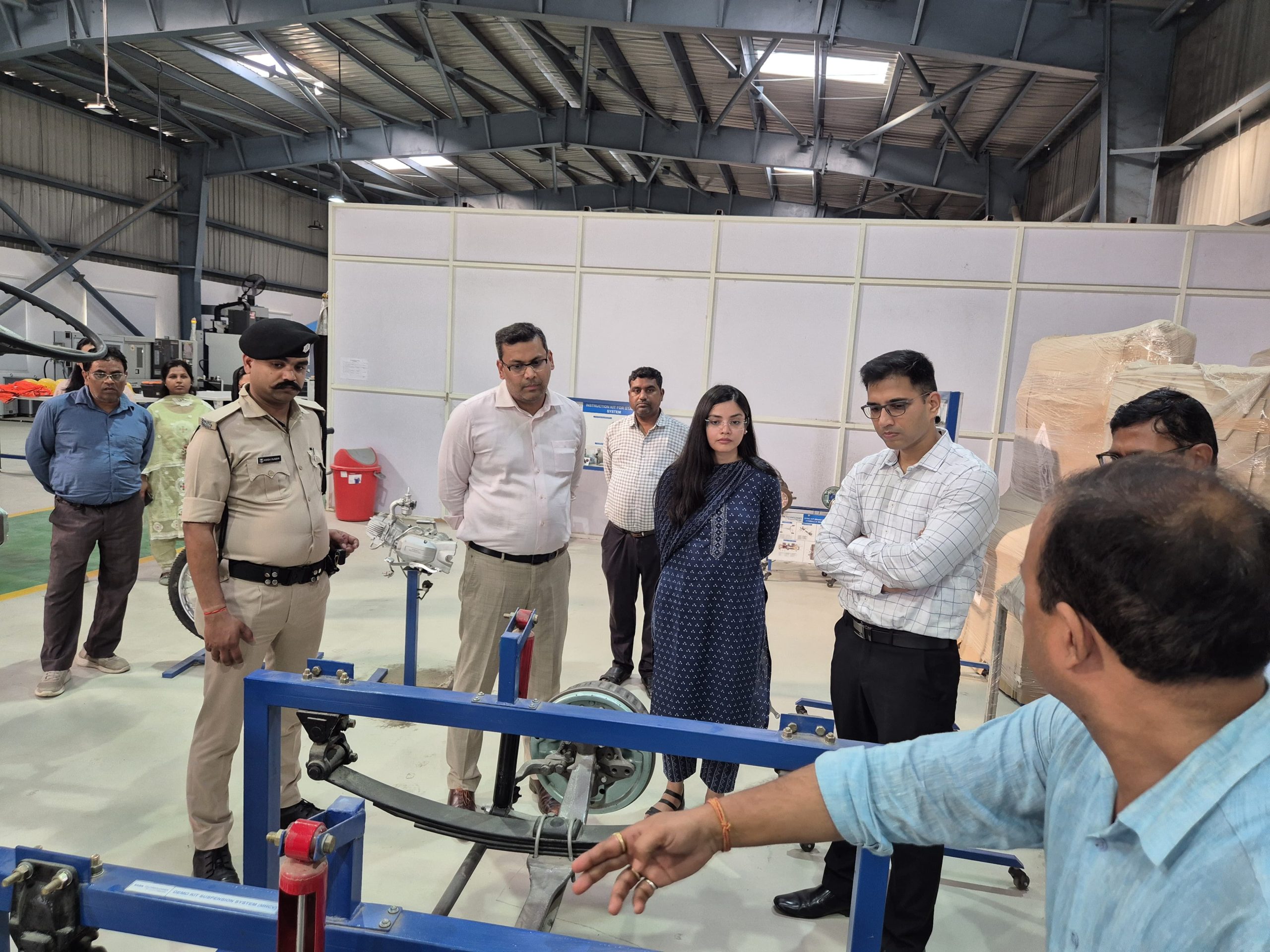 Tata Centre of Excellence का जिला अधिकारी ने किया निरीक्षण, छात्रों को बनाया जा हैं हुनरमंद।
