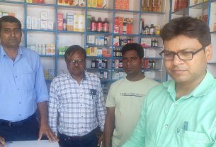 बिना लाइसेंस के चल रही दवा दुकान पर औषधि विभाग की छापेमारी, बड़ी मात्रा में औषधियां जप्त