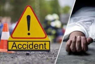 सड़क दुर्घटना में पंचवर्षीय बच्चे सहित तीन लोगों की हुई मृत्यु,दो घायल।