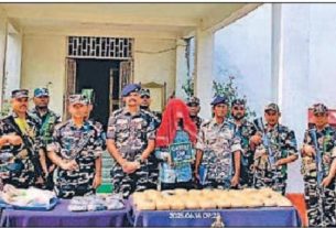 10.65 करोड़ के चरस के साथ तस्कर हुआ गिरफ्तार।
