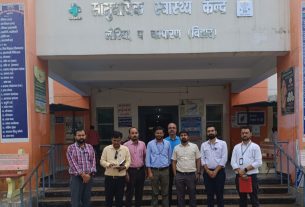 रिजनल प्रोग्राम मैनेजर ने रेफरल अस्पताल लौरिया की किया औचक निरिक्षण।