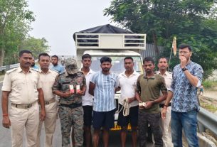 अवैध शराब के साथ पिकअप वाहन जप्त, एक गिरफ्तार।