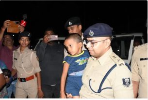 खबर का हुआ असर 6 वर्षीय अपहरित आर्यन मात्र 6 घंटे में बरामद पिता के सगे दोस्त ने ही किया थाअपहरण