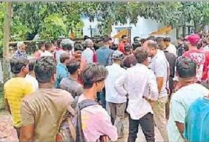 दो बाईकों कीआमने-सामने के टक्कर में दसवीं के छात्र की हुई मौत।