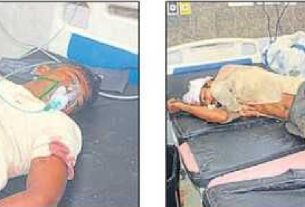 पिकअप गाड़ी को पेड़ से टकराने पर 2 की हुईं मौत।