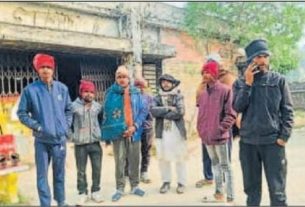 दो बाइकों की आमने सामने हुई जोरदार टक्कर में टेंट व्यवसायी की हुई मौत।