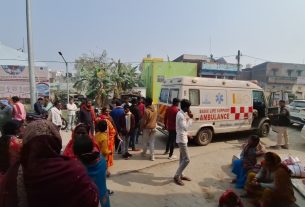 इंटर परीक्षा देने जा रही छात्राओं से भरा टेंपो हादसे का शिकार, 6 छात्राएं सहित 8 लोग गंभीर रुप से घायल।